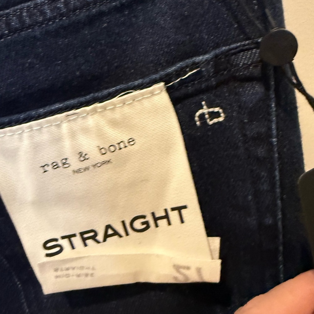 💋NWT💋 Rag & Bone Midnight‎ Blue Harlow Jeans - Picture 5 of 7